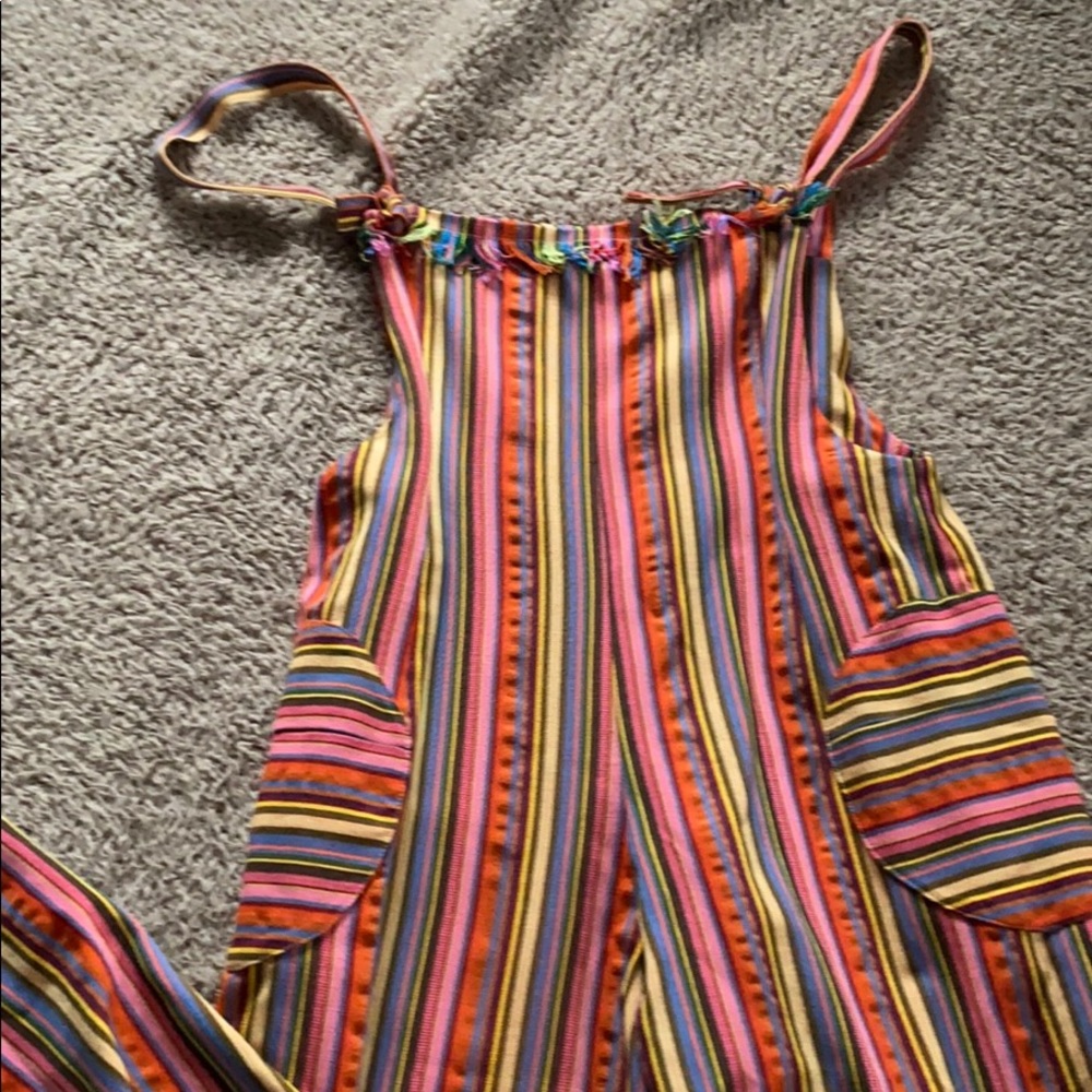 Vintage striped jumpsuit